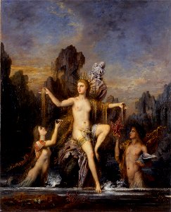 Gustave Moreau - Venus Rising from the Sea - Google Art Project. Free illustration for personal and commercial use.