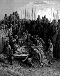 Gustave Doré - Death of Baldwin I