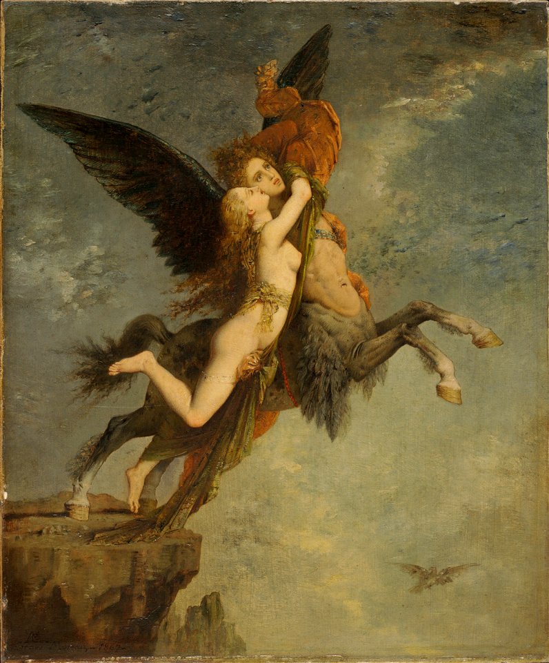 Gustave Moreau - The Chimera - 1943.269 - Fogg Museum. Free illustration for personal and commercial use.