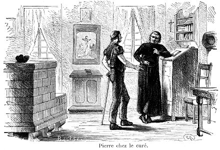 Gustave Roux 10 Pierre chez le curé