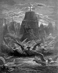 Gustave Doré - The Departure from Aigues Mortes