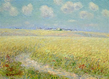 Gustave Loiseau - Champs de blé