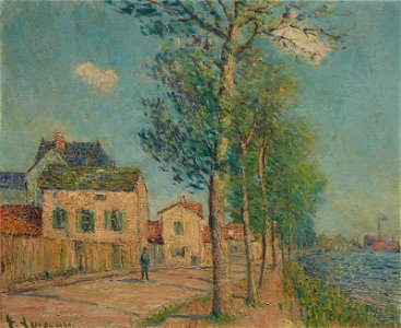 Gustave loiseau le chemin au bord de la riviere021953)