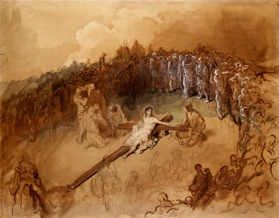 Gustave Doré, Le Christ cloué sur le croix