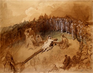 Gustave Doré, Le Christ cloué sur le croix