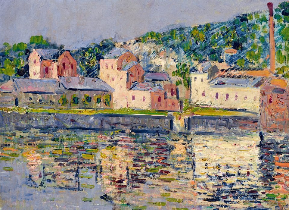 Gustave loiseau la berge pontoise011441)