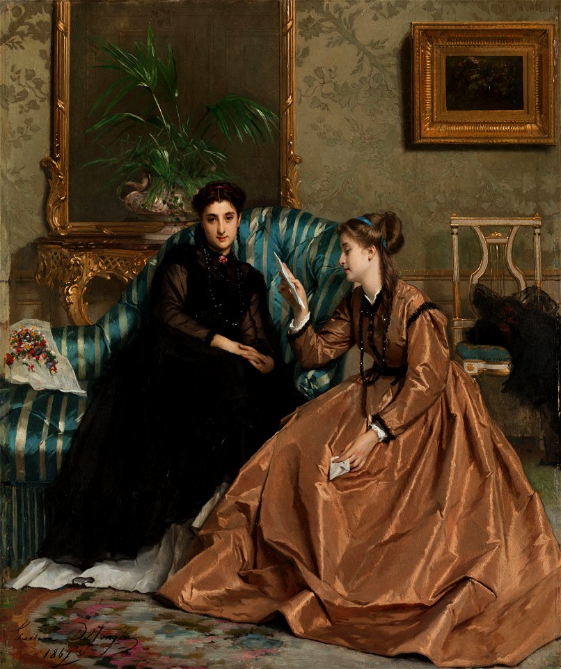 Gustave Léonard de Jonghe Der Liebesbrief 1867