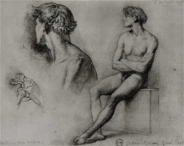 Gustave Moreau - Académie d'hommes