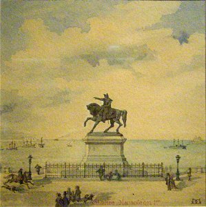 Gutelle, Gustave - Cherbourg, statue de Napoleon Ier