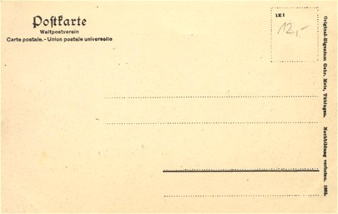 Gutenberg, Bayern - Stadtansicht (back) (Zeno Ansichtskarten)