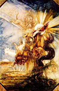 Gustave Moreau - Phaeton, 1878. Free illustration for personal and commercial use.