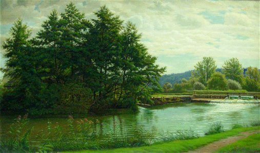 Gustavus Adolphus Behne - Ammer Lake, Bavaria - 1913.17.2 - Reading Public Museum