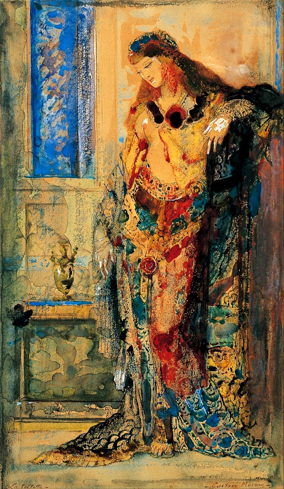 Gustave Moreau - The Toilette - Google Art Project. Free illustration for personal and commercial use.