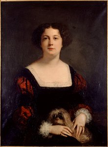Gustave Ricard - Portrait d'Apollonie Sabatier (1822-1889), dite La Présidente - P2810 - Musée Carnavalet