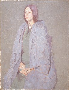 Gwen John - Woman with Cloak - 1926-4 - Albright–Knox Art Gallery
