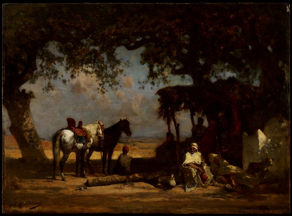 Gustave-Achille Guillaumet - An Arab Encampment - 99.197 - Minneapolis Institute of Arts