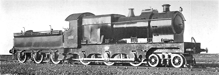 GWR Dean's ten-wheeled goods engine (Howden, Boys' Book of Locomotives, 1907)
