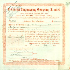 Gwynnes Engineering 1920