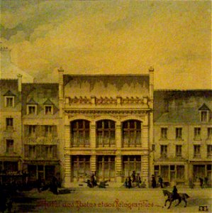 Gutelle, Gustave - Cherbourg, Hôtel des Postes et des télégraphes