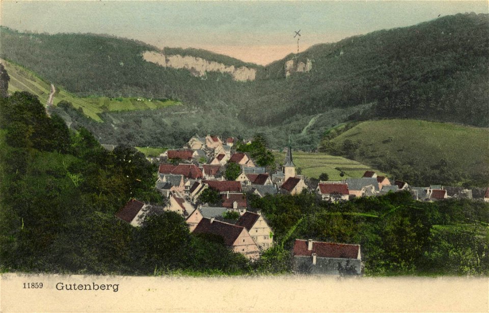 Gutenberg, Bayern - Stadtansicht (Zeno Ansichtskarten)