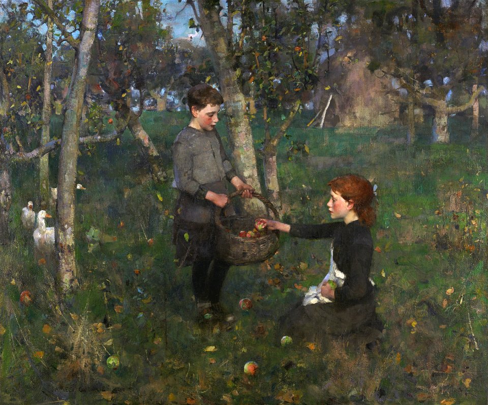 James Guthrie - In the Orchard, 1885-86