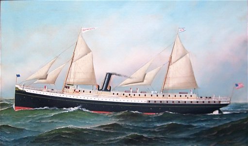 Guyandotte of the Old Dominion Line, by Antonio Jacobsen