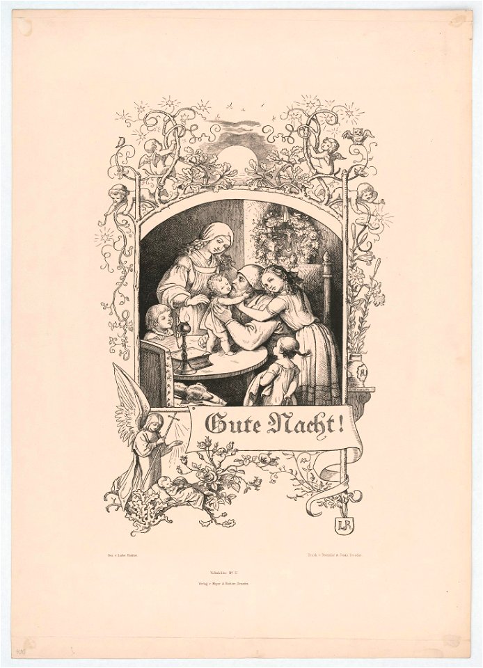 Gute Nacht - gez. v. Ludw. Richter. LCCN2016649801