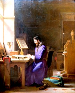 Gutenberg inventant l’imprimerie-Jean-Antoine Laurent-MBA Lyon 2014 02