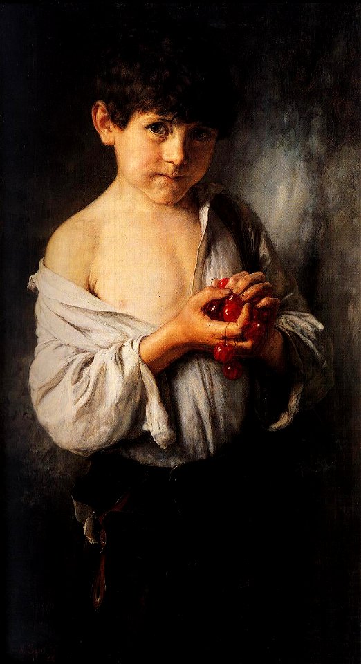 Gysis Nikolaos Boy with cherries