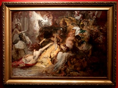 Gyula Benczúr - Death of Ladislaus IV of Hungary
