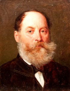 Gyula Benczúr - portrait of Vilmos Benczúr, father of the artist