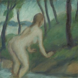 Gyula Derkovits - Akt v krajine - M 17 - Ernest Zmeták Art Gallery