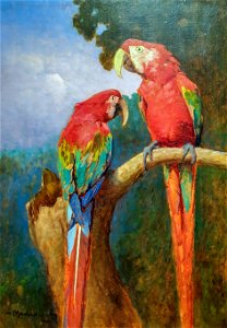 Gyula Madarász - Parakeets