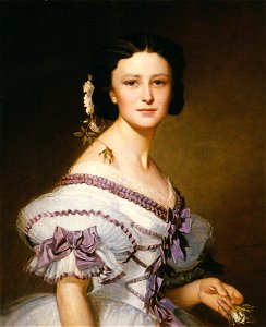 Györgyi, Alajos - Portrait of Szidónia Deák (1861)
