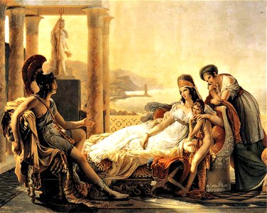 Guérin Énée racontant à Didon les malheurs de la ville de Troie Louvre 5184