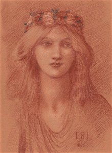 Gwendolen Gascoyne-Cecil (1860-1945), by Edward Coley Burne-Jones