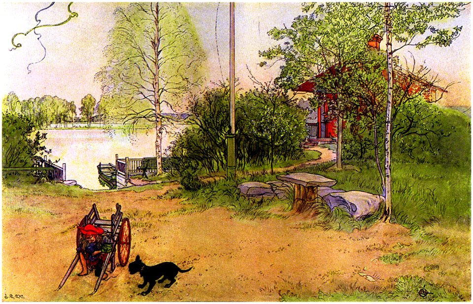 Gårdsplanen (med Kersti och Kicki)