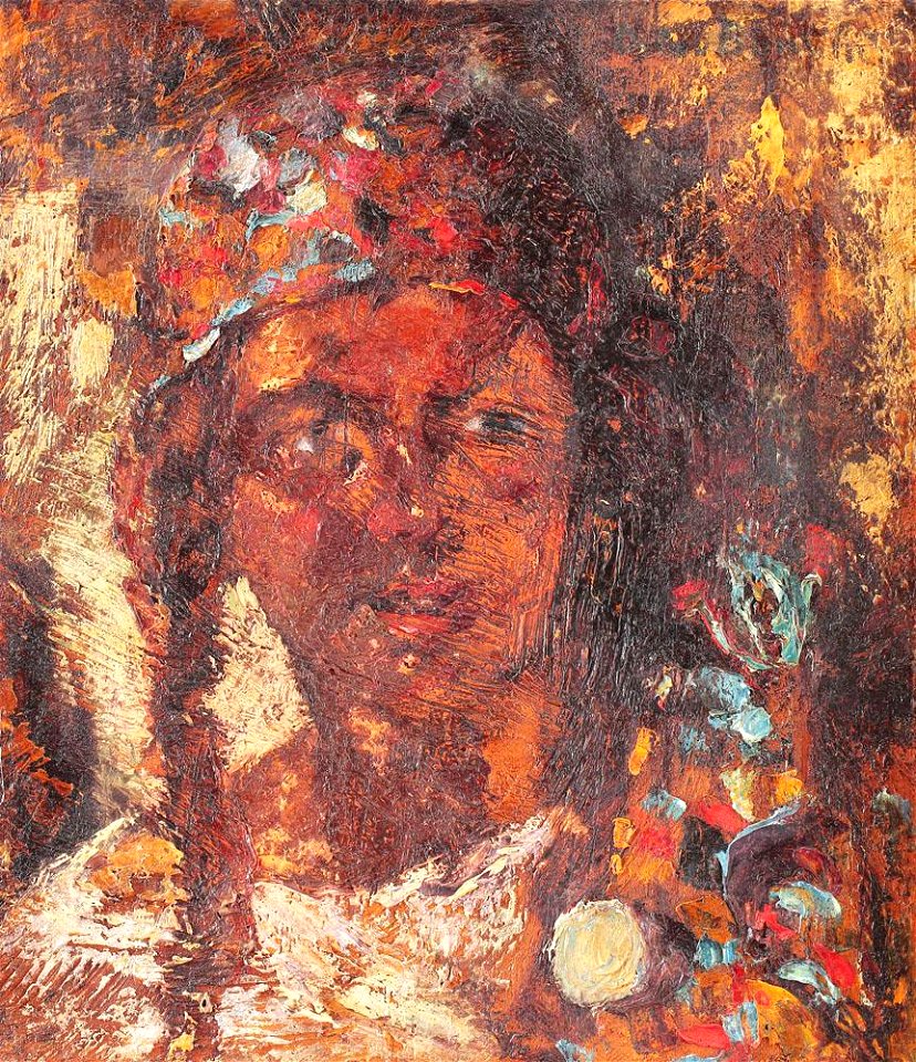 Gypsy Woman by Octav Băncilă 1920