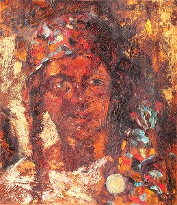 Gypsy Woman by Octav Băncilă 1920