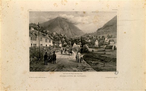 Gèdre route de Gavarni (Hautes Pyrénées) - Fonds Ancely - B315556101 A JACOTTET 2 039