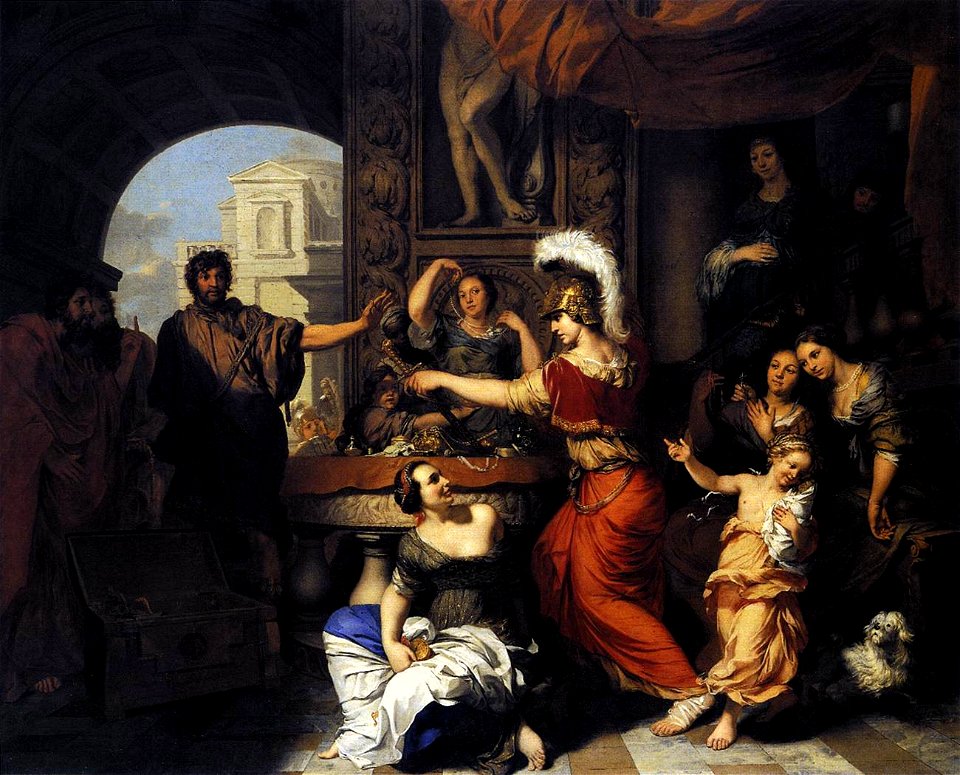 Gérard de Lairesse - Achilles Discovered among the Daughters of Lycomedes - WGA12394