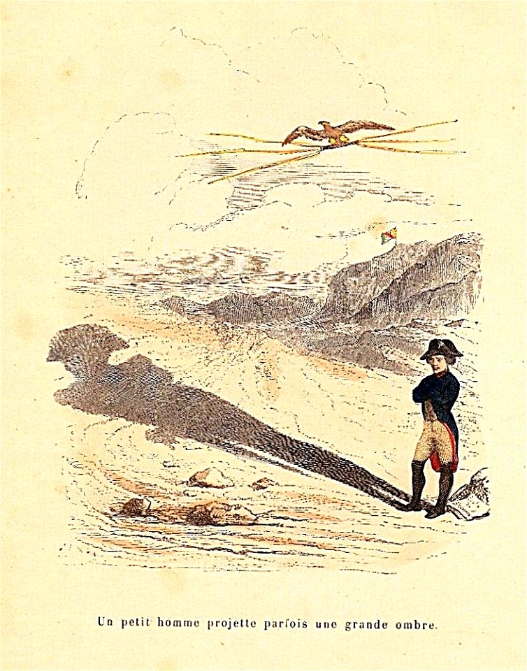 Général Napoléon Bonaparte Pyramides Campagne d'Egypte Jean Jacques Grandville