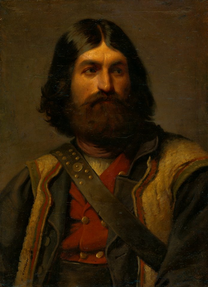 Gyula Benczúr - Podobizeň muža s bradou - O 778 - East Slovak Gallery