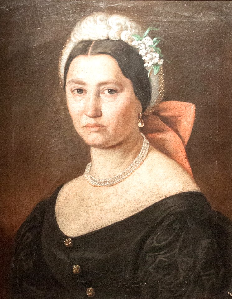 Gyula Benczúr - Portrait of Mrs Netusné Stark, 1864