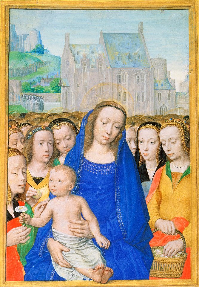 Gérard David - Virgin and Child with Female Saints - Google Art Project