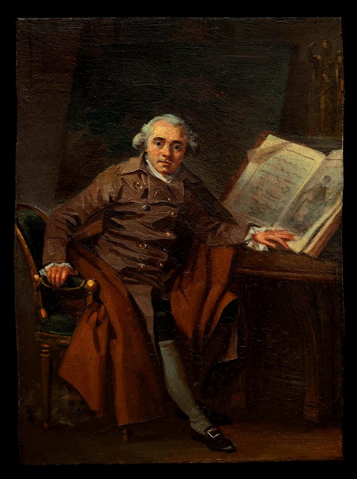 Gérard, Marguerite - Portrait présumé de Jean-Jacques Lagrenée dit Portrait d'un homme dans un manteau croisé - 2008.4 - Musée Cognacq-Jay