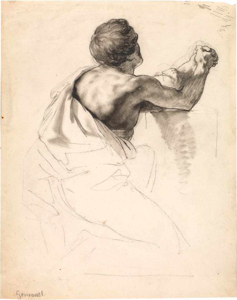 Géricault (Hombre con las manos unidas)