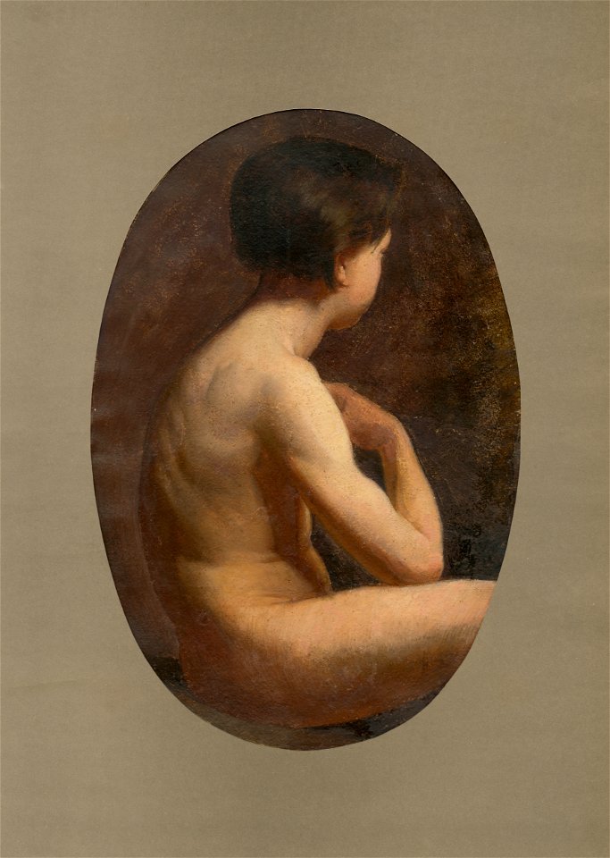 Gyula Benczúr - Chlapčenský akt - O 494 - East Slovak Gallery