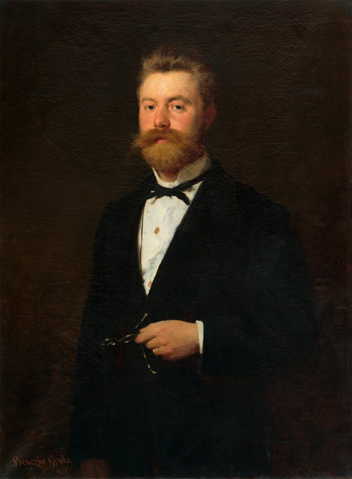 Gyula Benczúr - Oficiálna podobizeň muža. Podobizeň Gejza Bencúr. - O 130 - East Slovak Gallery