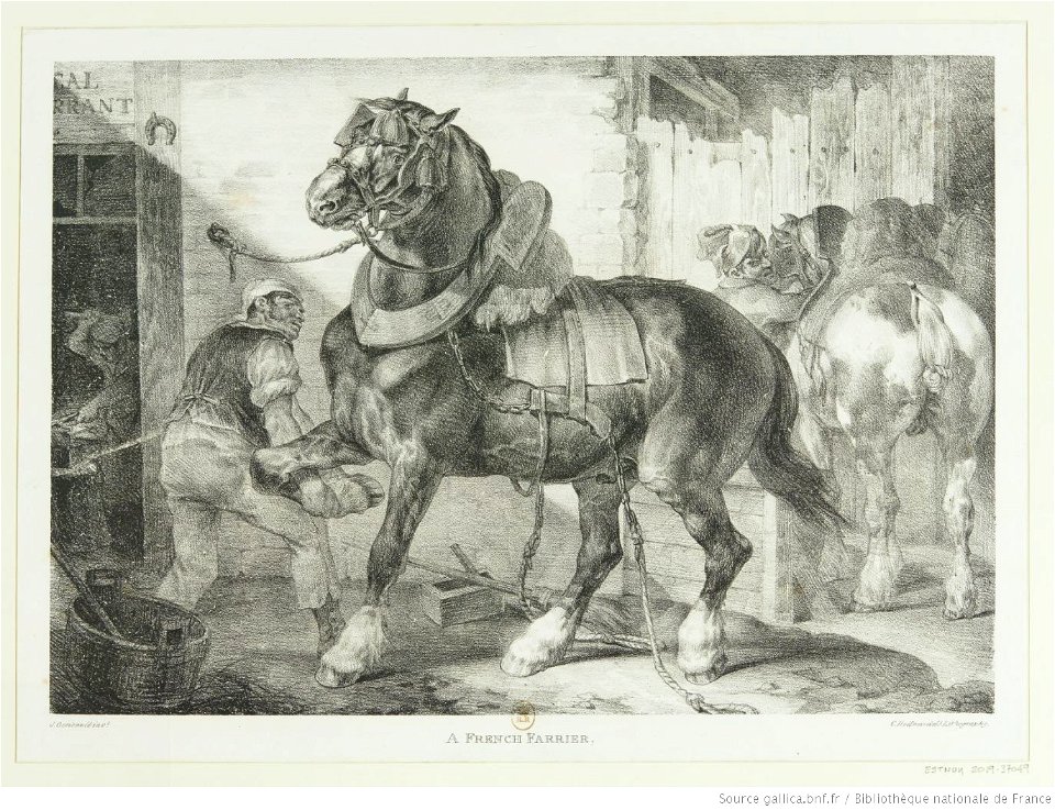 Géricault - A French Farrier, btv1b10028019g